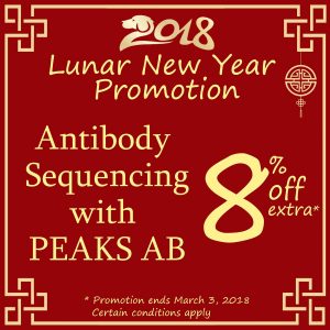 PEAKS AB 2018 – Lunar New Year