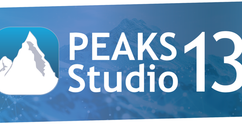 NEW RELEASE: PEAKS Studio 13 NEW RELEASE: PEAKS Studio 13