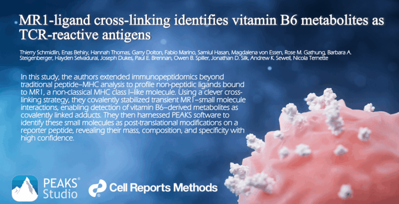 MR1-ligand cross-linking identifies vitamin B6 metabolites as TCR-reactive antigens